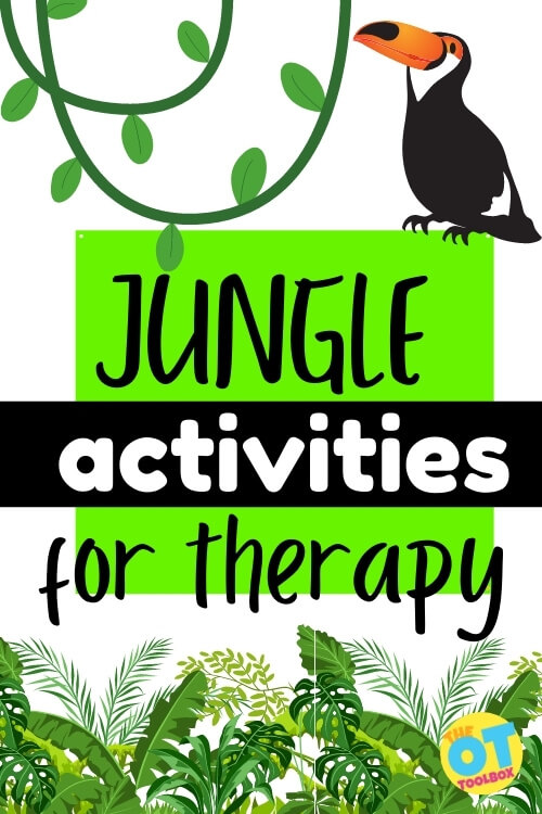actividades de la selva para un tema de la selva en la terapia o en el aula