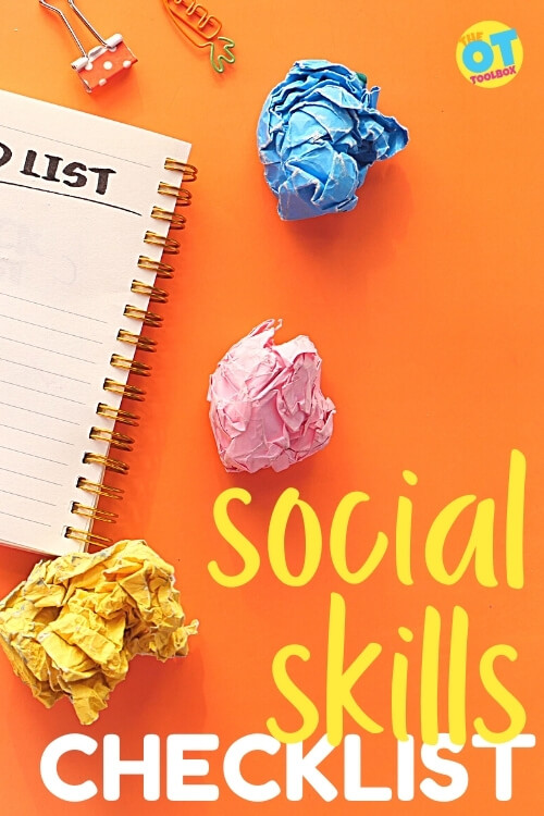 social skills checklist