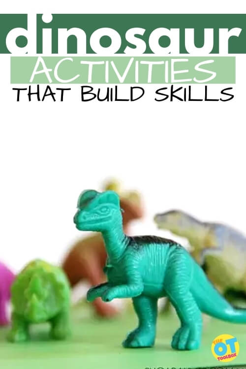 Específicamente Santuario Bloquear Actividades divertidas con dinosaurios para desarrollar habilidades - The  OT Toolbox