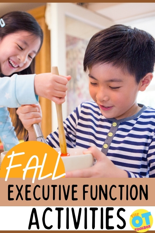 Fall executive function activities for kids