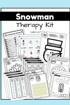Snowman Therapy Activity Kit