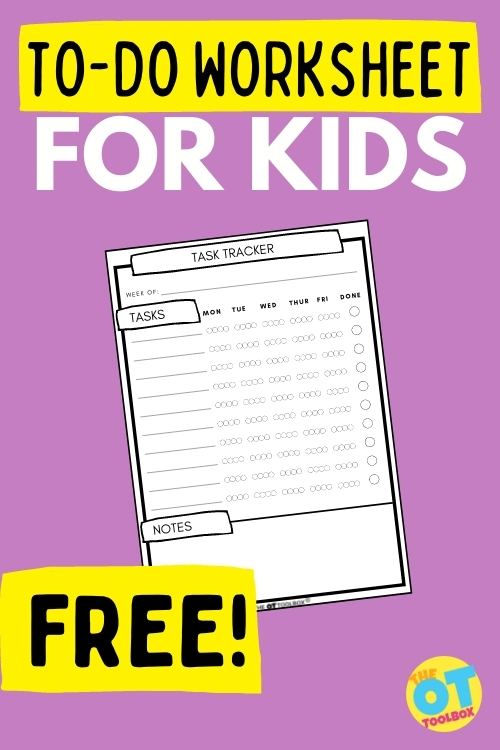 To do list for kids