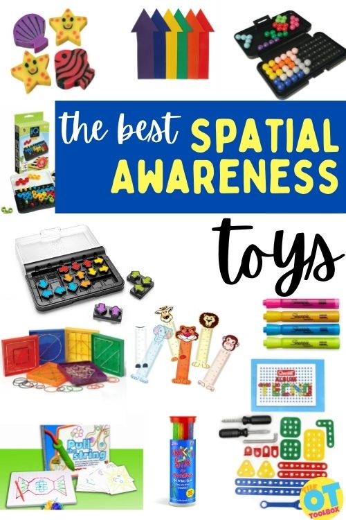 Spatial awareness toys and spatial awareness games to develop visual spatial skills.