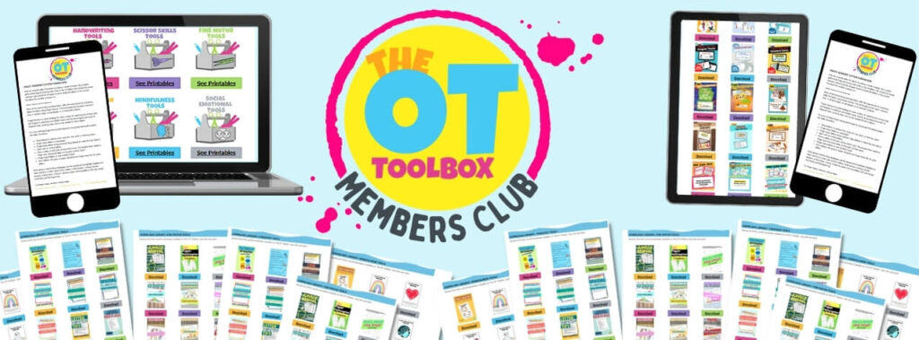 The OT Toolbox membership therapy club for OT professionals