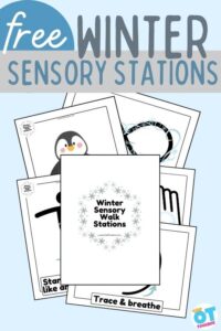 Winter sensory stations