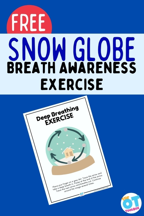 snow globe breath awareness exercise