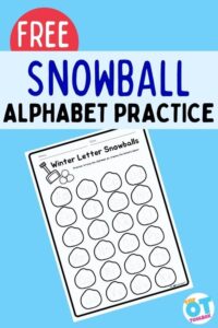 snowball alphabet letter formation worksheet