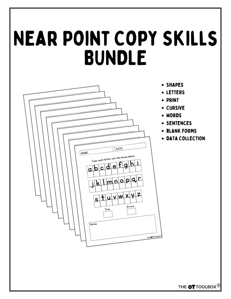 Near Point Copy Skills Bundle