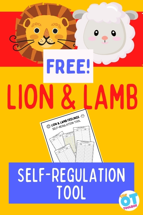 In like a lion and out like a lamb self regulation activity for kids