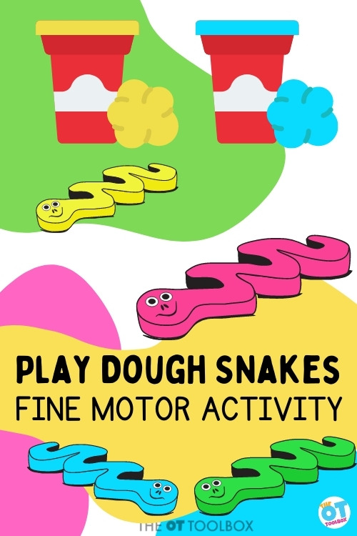 play dough snakes