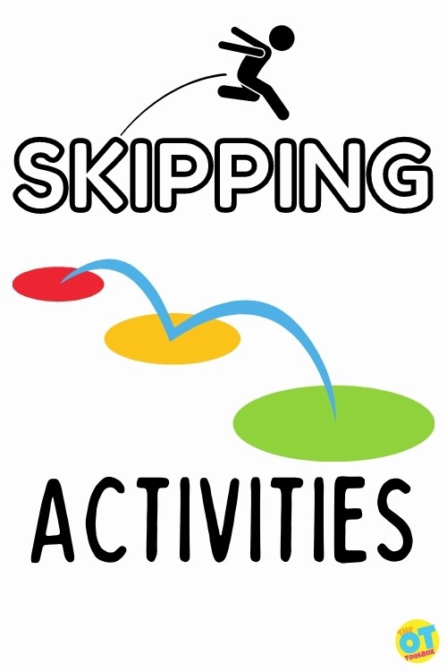 These skipping activities are fun ways to teach kids to skip.