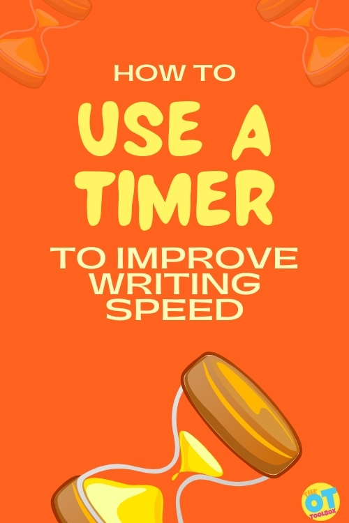how to use a timer to work on writing speed