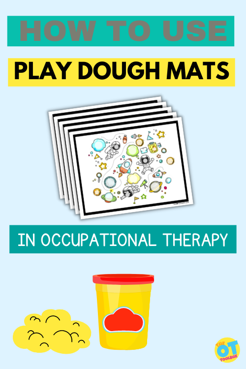 how to use play dough mats for occupational therapy