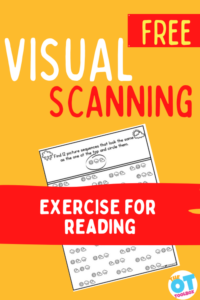 visual scanning for reading