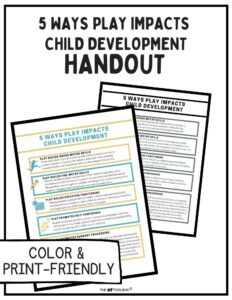 child development through play