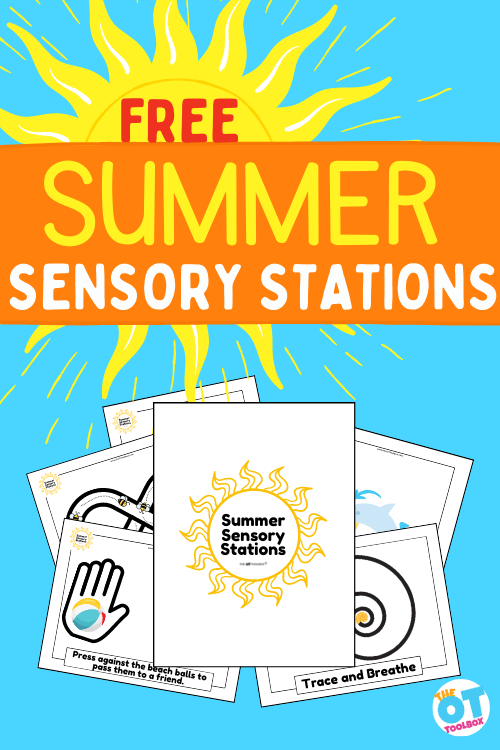 Summer sensory activities