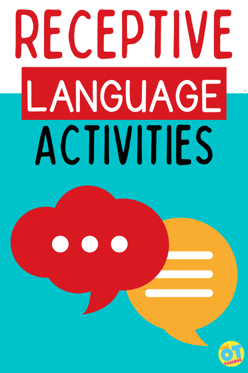 Receptive language activities and strategies for receptive and expressive language