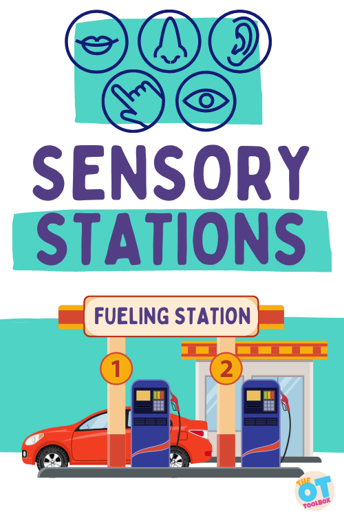 sensory stations and sensory station ideas for kids