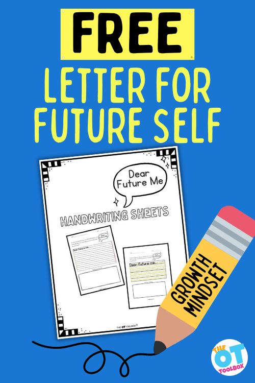 Letter for future self to develop a growth mindset