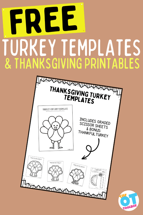 Free thanksgiving printables and turkey templates
