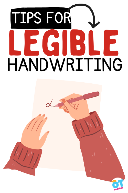 Tips for legible handwriting