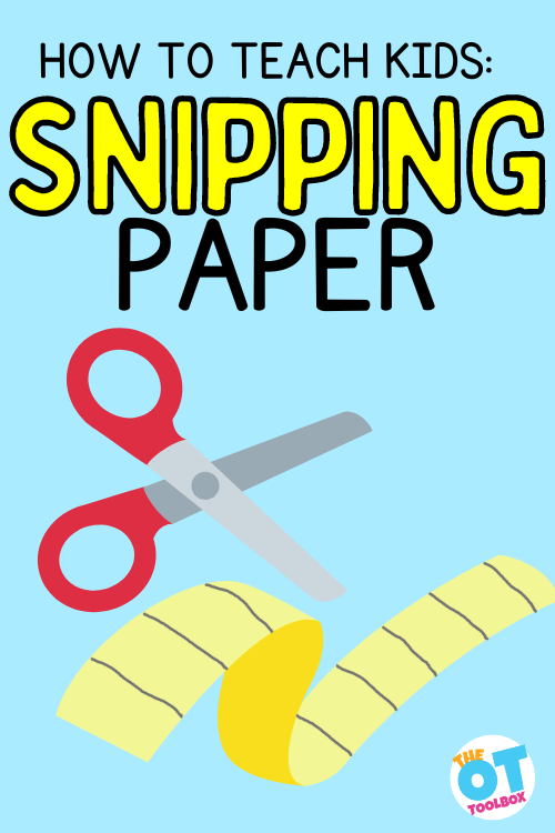 snipping paper