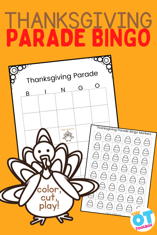 Thanksgiving parade bingo