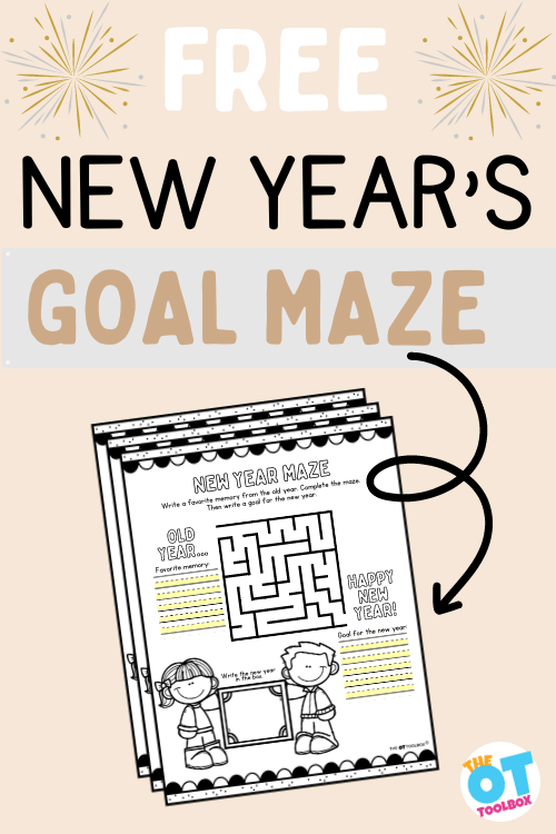Free New Years printable for kids