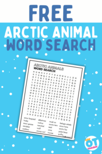 Arctic animals word search