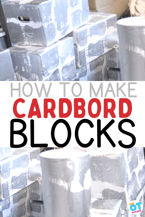 How to make cardboard bricks