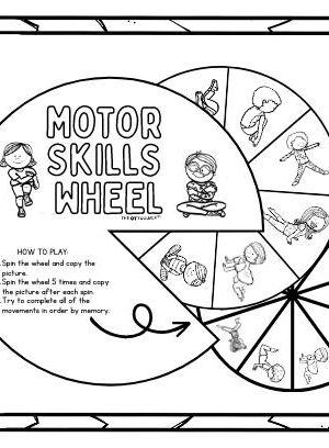 Motor skills exercise wheel