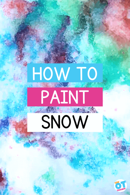 How to paint snow