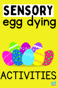 sensory egg dying