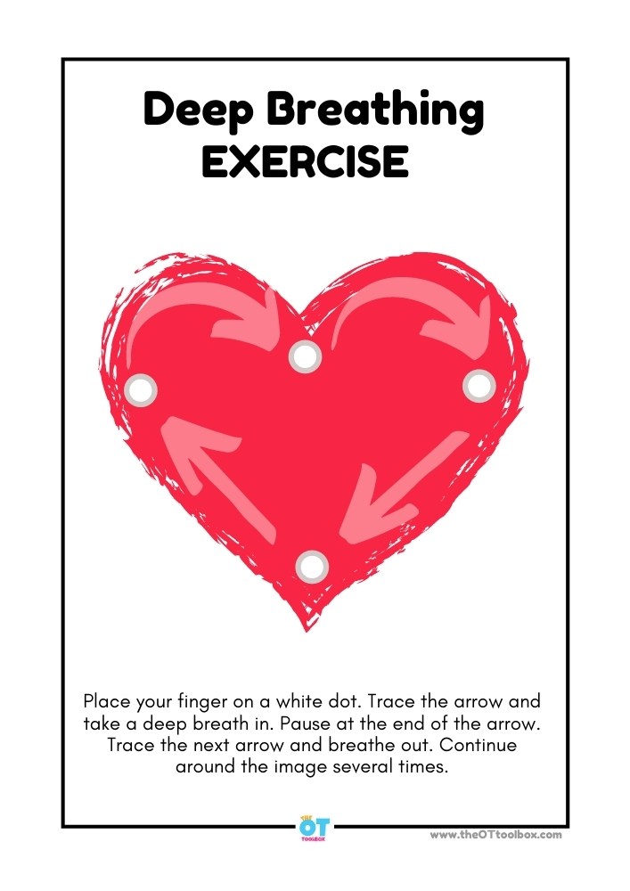 Heart Deep Breathing Exercise The OT Toolbox