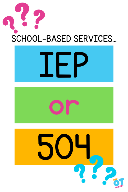 differences between IEP and 504