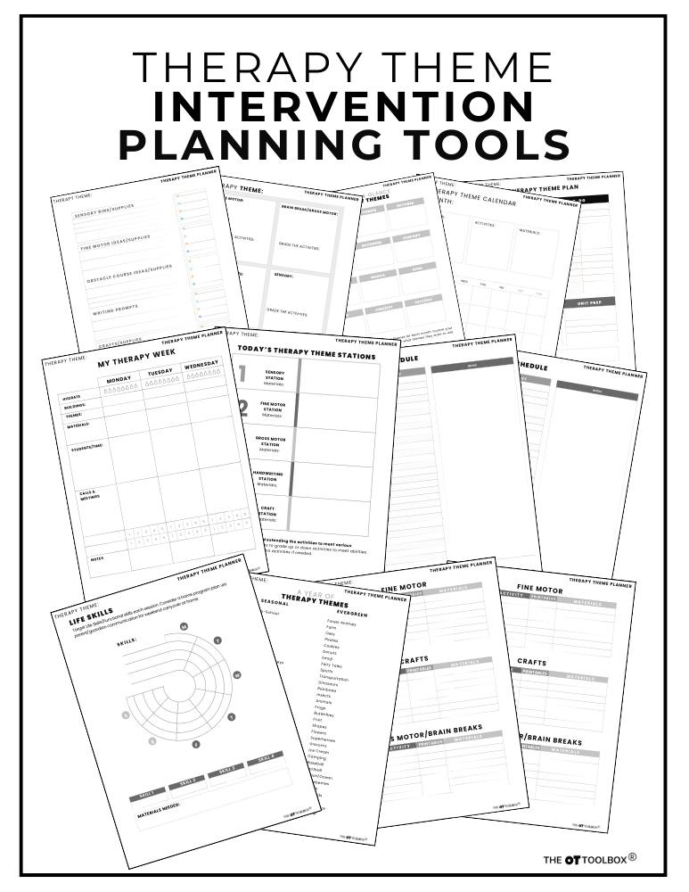 therapy theme planner