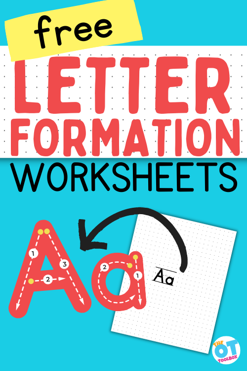 Letter formation worksheets