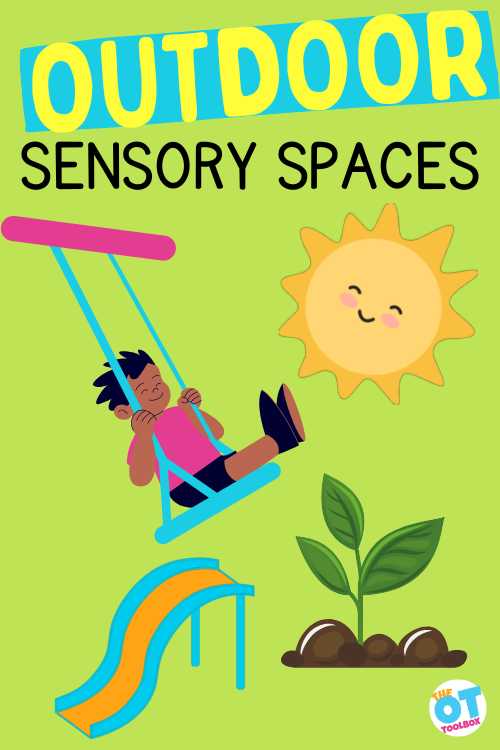 Outdoor sensory corner ideas