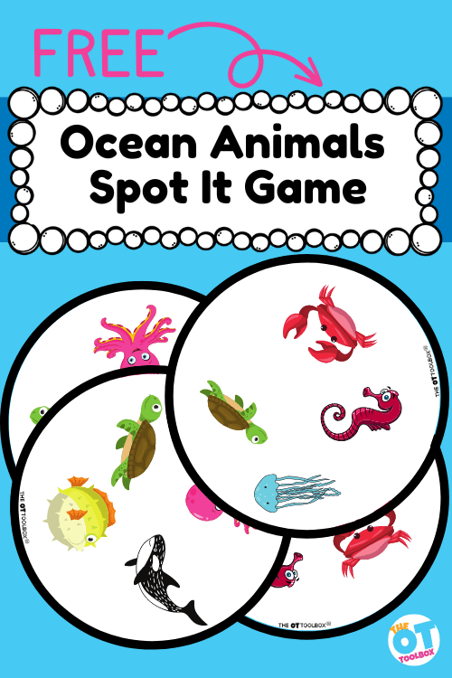 sea animals matching game