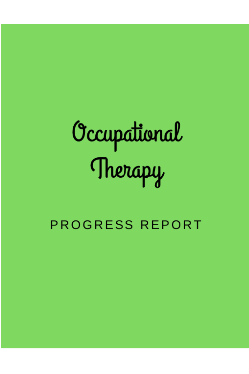 OT Progress Report Template The OT Toolbox OT Progress Report Template The OT Toolbox