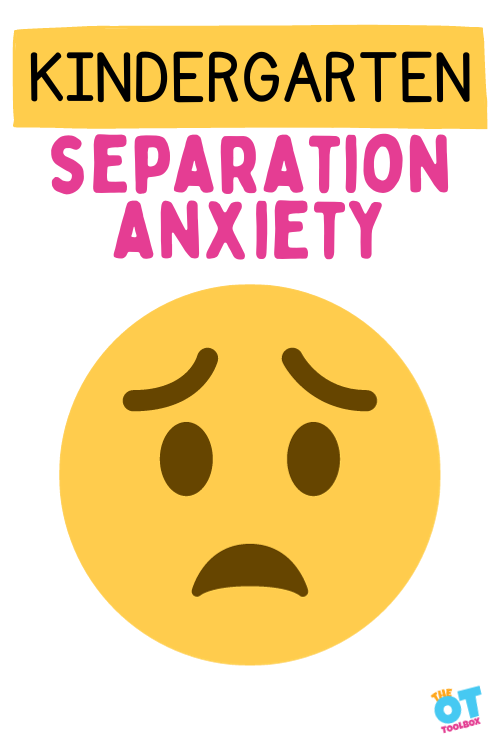 kindergarten separation anxiety