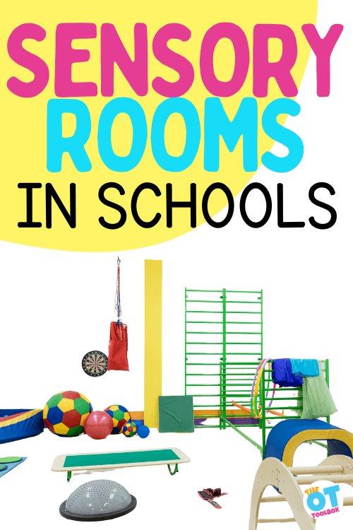sensory rooms in schools with therapy equipment like trampoline, climbing toys, balance toys and more.