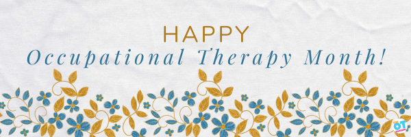 Happy occupational therapy month banner for email