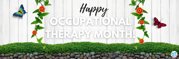 Happy occupational therapy month banner