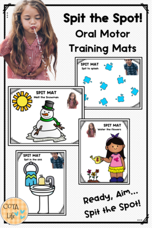 Spit the Spot! Oral Motor Training Mats for Kids