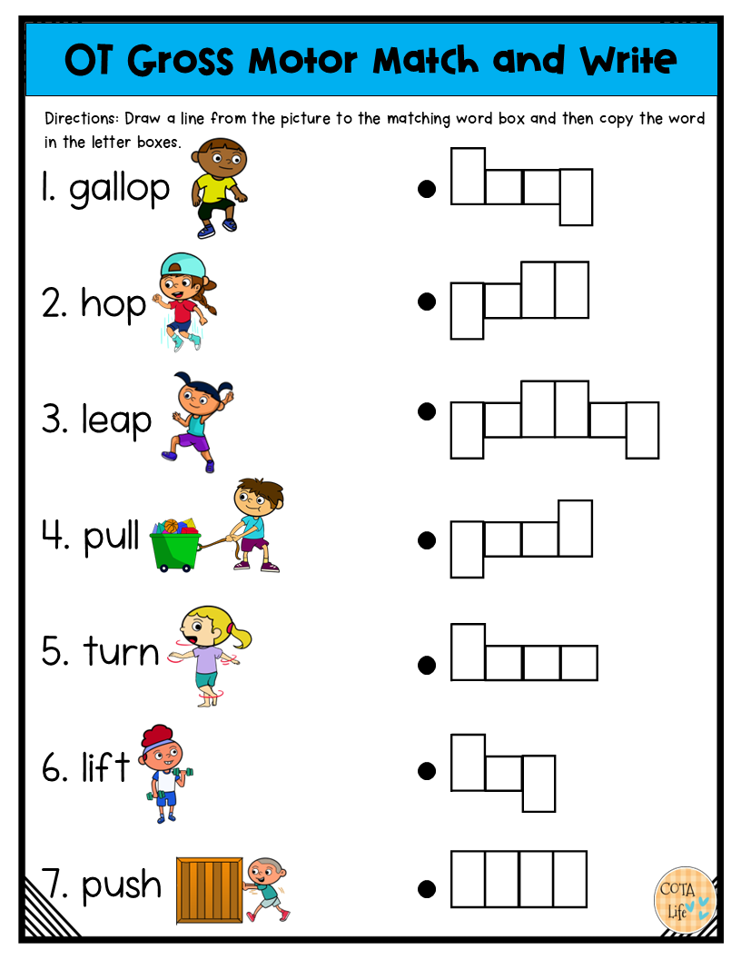OT Letter Size Match & Write | Handwriting - Image 3