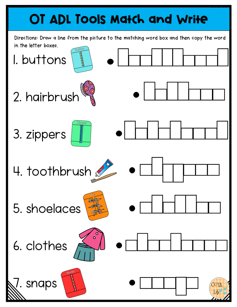 OT Letter Size Match & Write | Handwriting - Image 4
