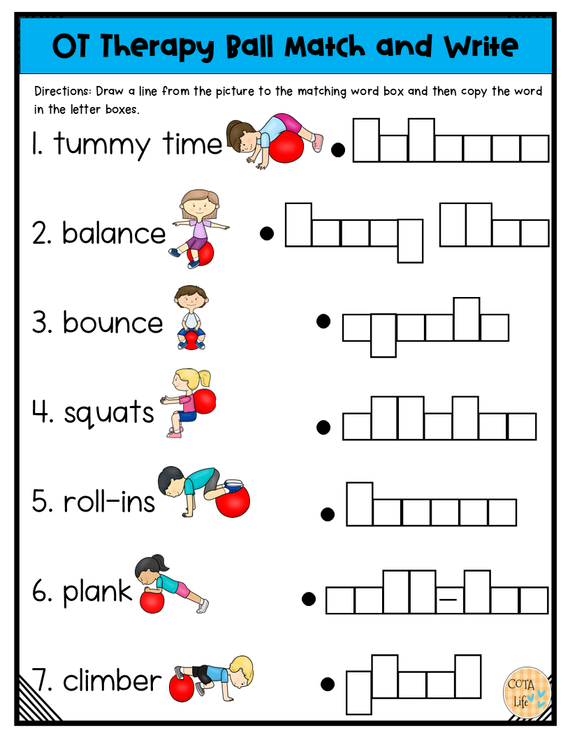 OT Letter Size Match & Write | Handwriting - Image 5