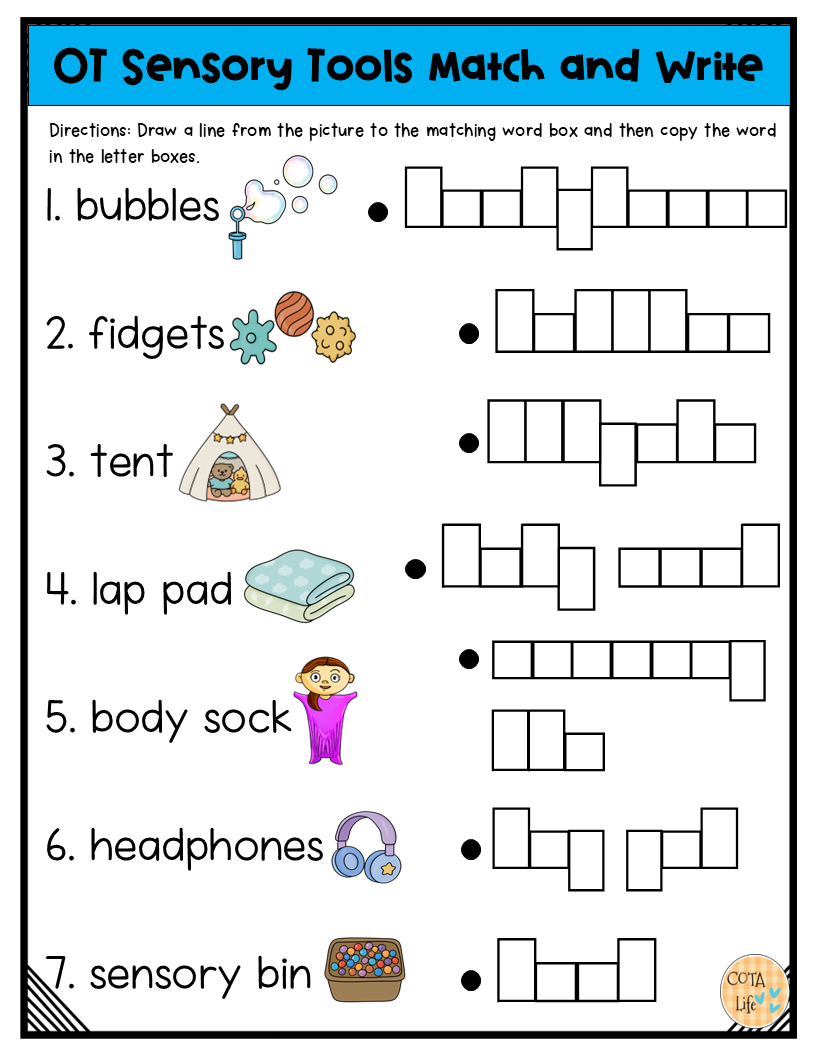 OT Letter Size Match & Write | Handwriting - Image 6