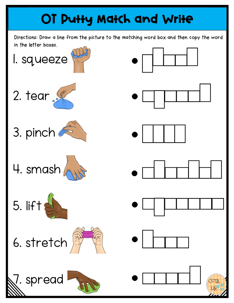 OT Letter Size Match & Write | Handwriting - Image 7